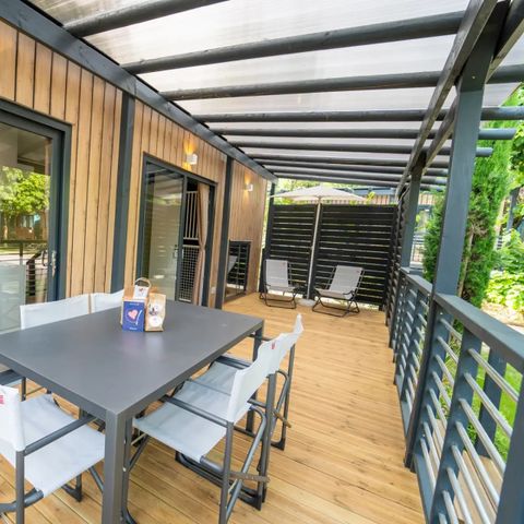 Stacaravan 5 personen - Cottage Next XL Superior Hond