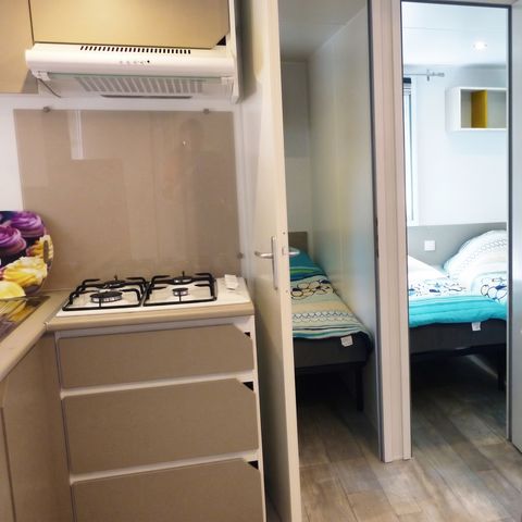 Stacaravan 6 personen - ARIZONA STANDARD - 3 slaapkamers - TV - CLIM