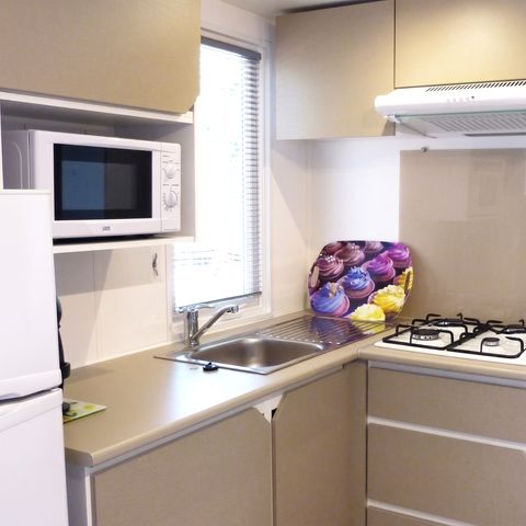 Stacaravan 6 personen - ARIZONA STANDARD - 3 slaapkamers - TV - CLIM
