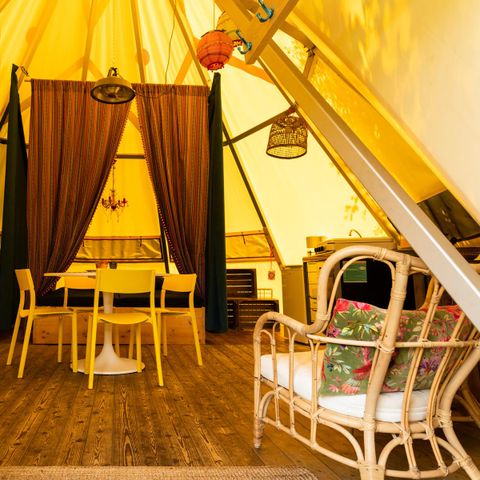 UNIEKE ACCOMMODATIE 4 personen - Tipi Jippi Tipi