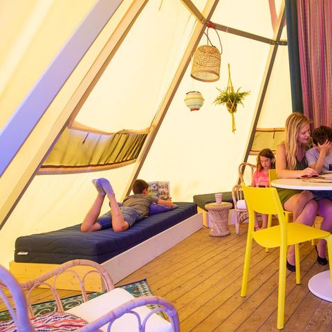 Accommodatie 4 personen - Tipi Jippi Tipi