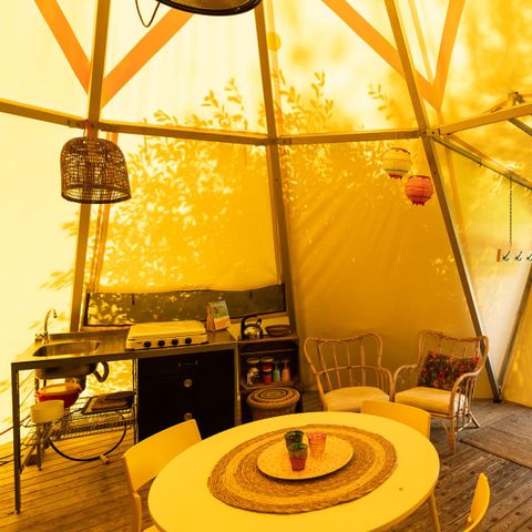 Accommodatie 4 personen - Tipi Jippi Tipi