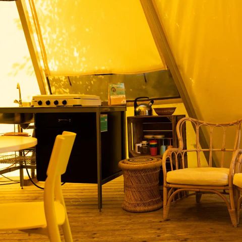 Accommodatie 4 personen - Tipi Jippi Tipi