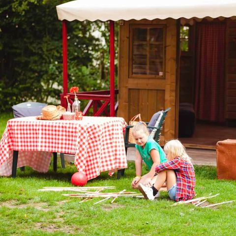 Bungalow 6 personen - Zweedse tenthuisjes