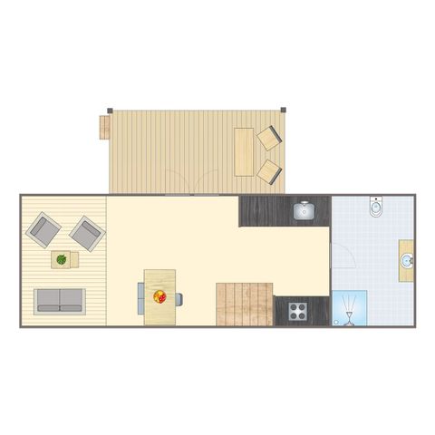 UNIEKE ACCOMMODATIE 4 personen - Tiny house 2-4BY 2+2