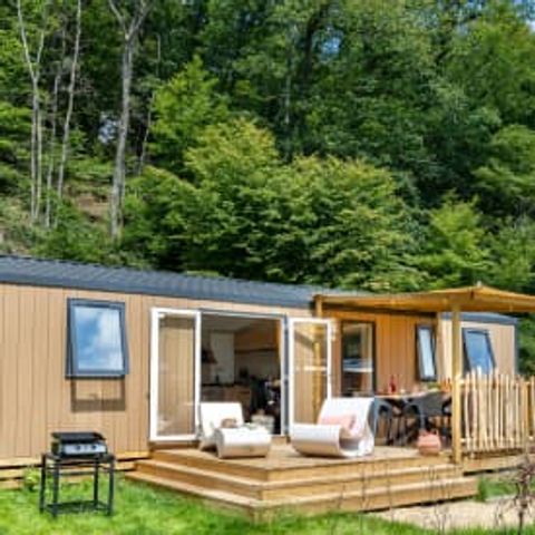 Stacaravan 6 personen - Cottage Cocoon 6p 3ch 2SdB airconditioning Premium
