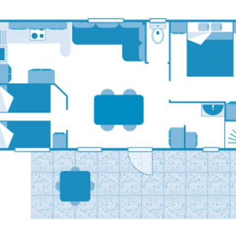 Stacaravan 4 personen - Huisje Savannah 4p 2bed ****