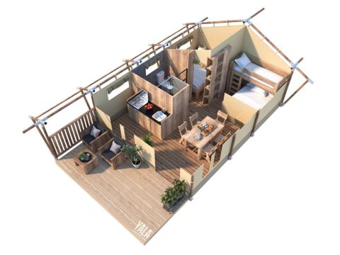 Safaritent 5 personen - Komeet 27
