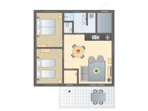 Bungalow 4 personen - 4C