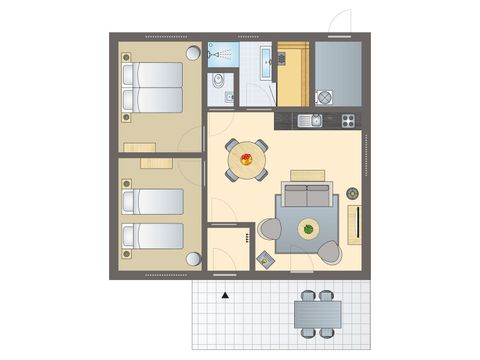 Bungalow 4 personen - 4L