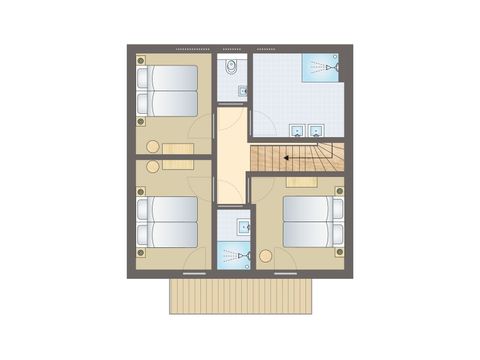 Bungalow 6 personen - 6C