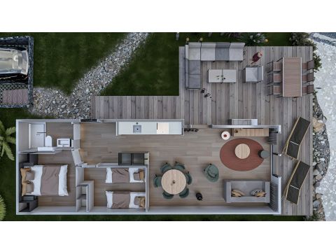 Lodge 4 personen - Valkhof