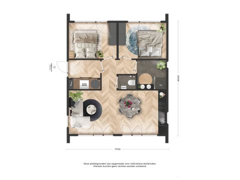Bungalow 4 personen - De Dommel