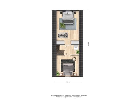 Bungalow 4 personen - De Hunze