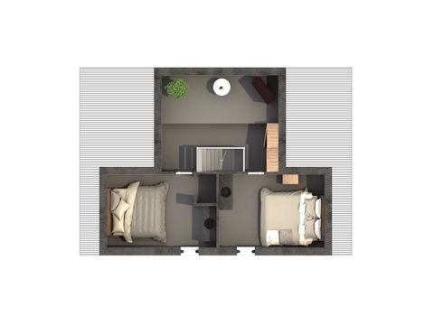 Villa 6 personen - met Privé Bubbelbad