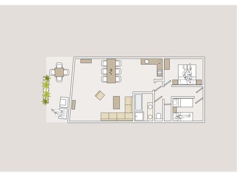 Appartement 4 personen - XL