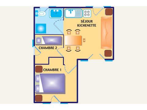 Villa 6 personen - Vrije tijd - TV - Airco