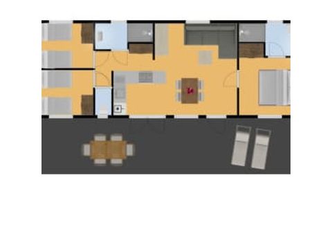 Stacaravan 6 personen - Castelnaud