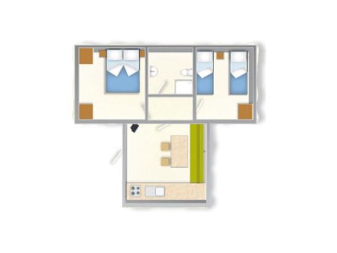 Stacaravan 5 personen - BAIA LUX