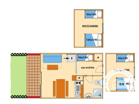 Appartement 7 personen - Residence Duplex 3 Kamers 6/7 Personen + TV