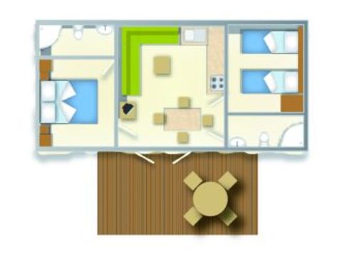 Stacaravan 5 personen - BAIA SUPERIOR