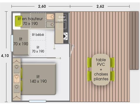 Tent 5 personen - Eco 2 persoons 5 persoons tent