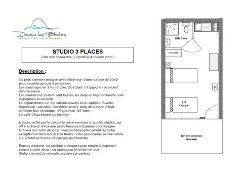 Studio 3 personen - TV-BALKON