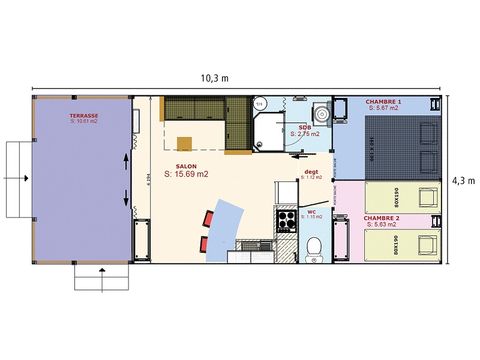 UNIEKE ACCOMMODATIE 5 personen - Ecolodge Premium Sweet