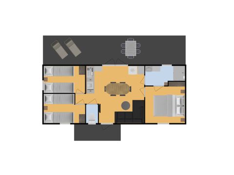 Stacaravan 6 personen - Laffrey Côté Jardin