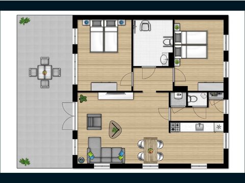 Bungalow 4 personen - VO4M Comfort