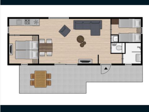 LODGE 4 personen - 8 (LK4 Comfort)