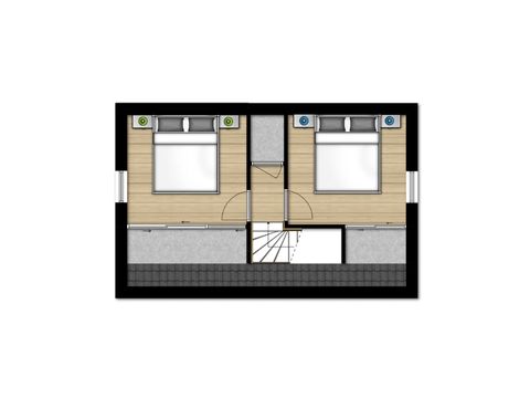 Bungalow 4 personen - Comfort