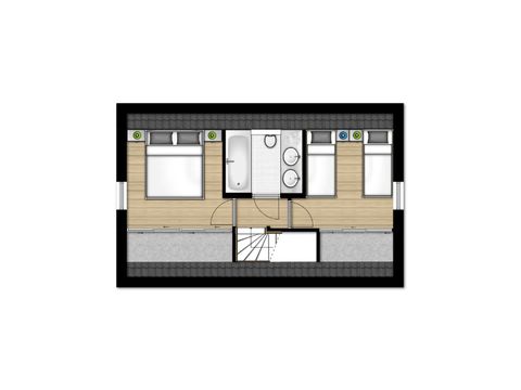 Bungalow 6 personen - Comfort