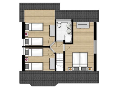 Villa 6 personen - T6 Comfort