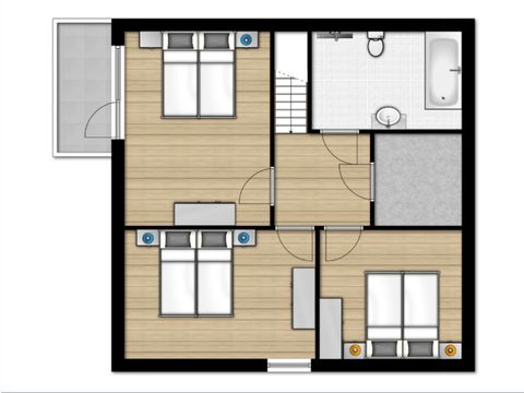 Bungalow 8 personen - SGM Comfort