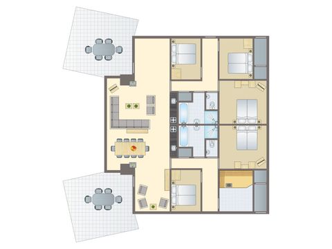 VAKANTIEHUIS 10 personen - 10L2