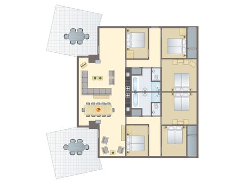VAKANTIEHUIS 12 personen - 12C