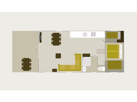 Chalet 6 personen - Veluwelounge met hottub en sauna