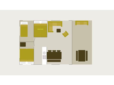 Safaritent 6 personen - Safaricottage