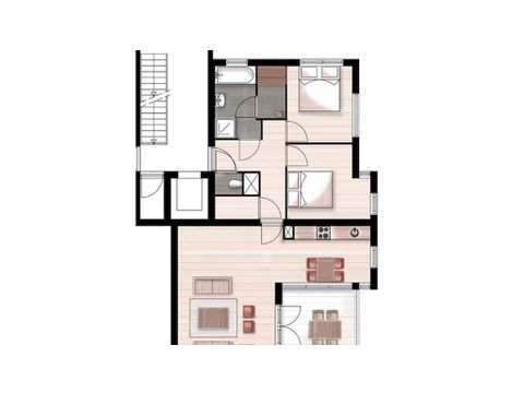 Appartement 4 personen - Wannsee Luxe