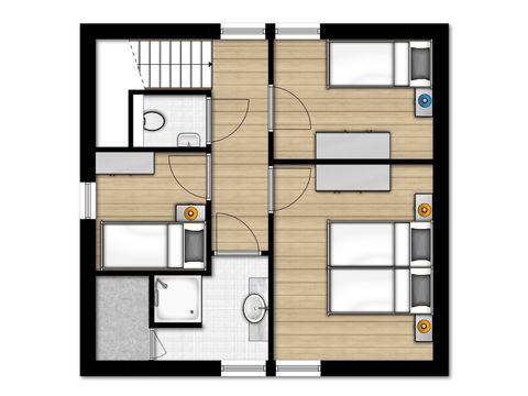 Villa 4 personen - 4A