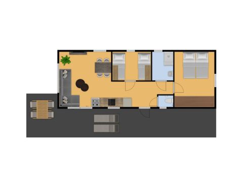 Chalet 4 personen - Strandjutter