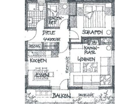 Appartement 4 personen - B