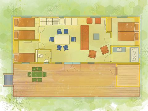 Chalet 6 personen - Karper