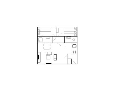 Bungalow 4 personen - Comfort