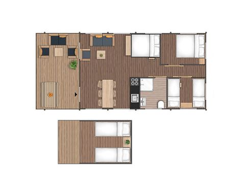 Safaritent 8 personen - Premium