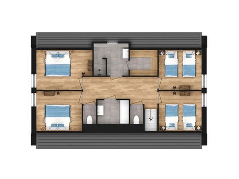 Groepsaccommodatie 12 personen - Premium Water