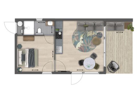 VAKANTIEHUIS 2 personen - Amalia