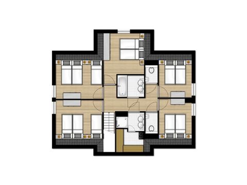 Groepsaccommodatie 14 personen - FV14L Comfort