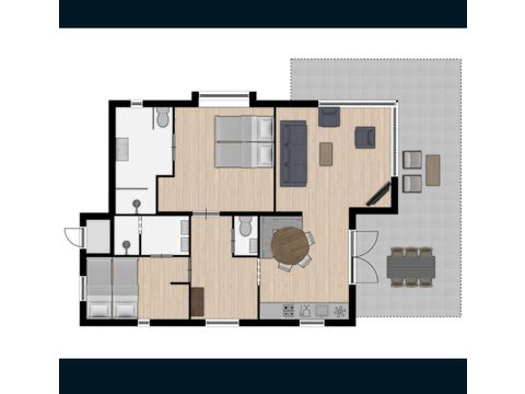 Lodge 4 personen - Forest 4M